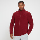 MP Men's Rest Day Zip Up Fleece - Vinröd - XS