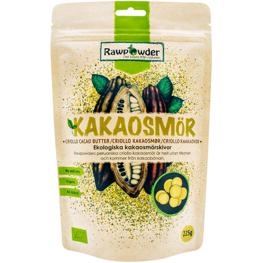 Rawpowder Kakaosmör 225 g