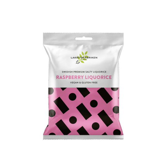 Lakritsfabriken Premium White Salty Raspberry 100 g