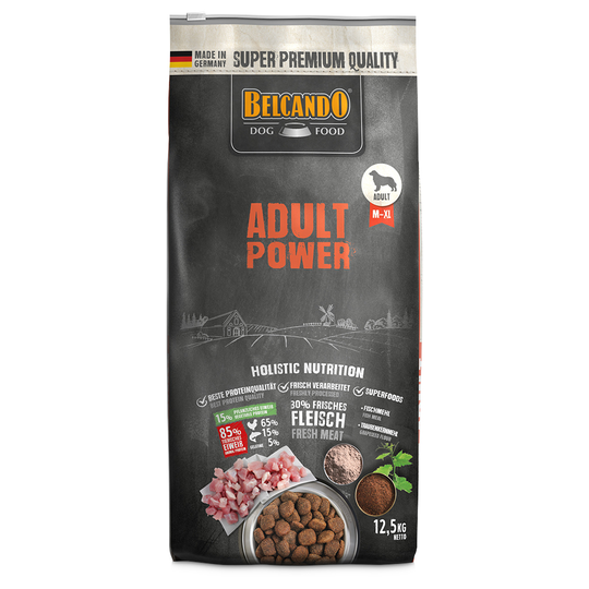 Ekonomipack: 2 påsar Belcando torrfoder för hund Adult Power (2 x 12,5 kg)