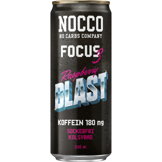 Nocco Focus3 Rasberry Blast 330 ml
