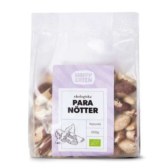 Happy Green Paranötter, 500g ekologisk