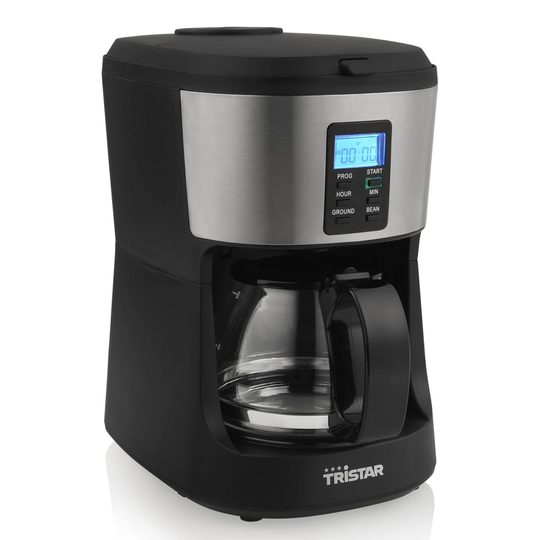 Tristar Kaffebryggare och kvarn CM-1280 650 W 0,75 L svart