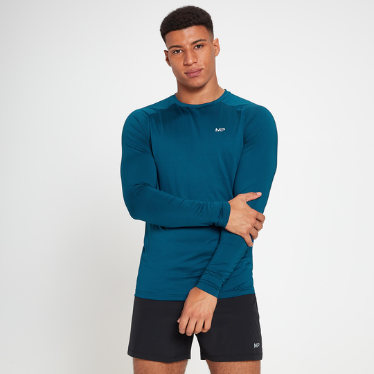 MP Men's Velocity Long Sleeve Top - Poseidon - XXS