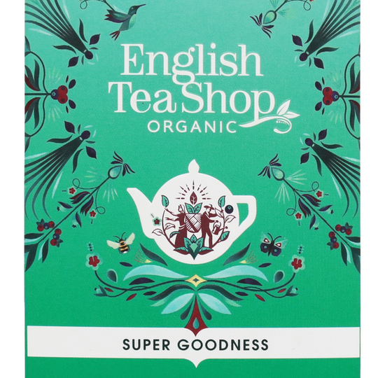 English Tea Shop Super Goodness Tranbär, Hibiskus & Nypon 35 g