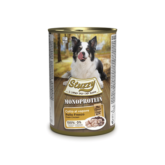 Stuzzy Dog Monoprotein 12 x 400 g - Kyckling