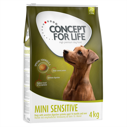 Concept for Life Mini Sensitive - Ekonomipack: 2 x 4 kg