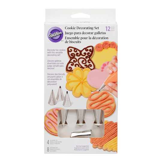 Wilton - Dekoreringsset cookie 12 delar