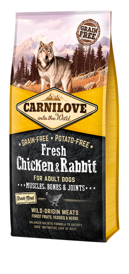 Carnilove Fresh Chicken o Rabbit 12Kg