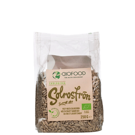 Ekologiska Solrosfrön, 250 g