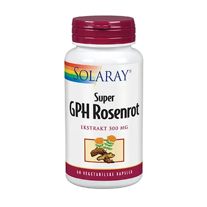Solaray Super GPH Rosenrot, 60 kapslar