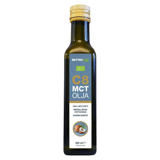 Better You C8 MCT Olja, 250ml ekologisk