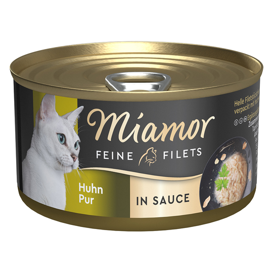 Ekonomipack: Miamor Fine Filets in Sauce 24 x 85 g - Kyckling pur