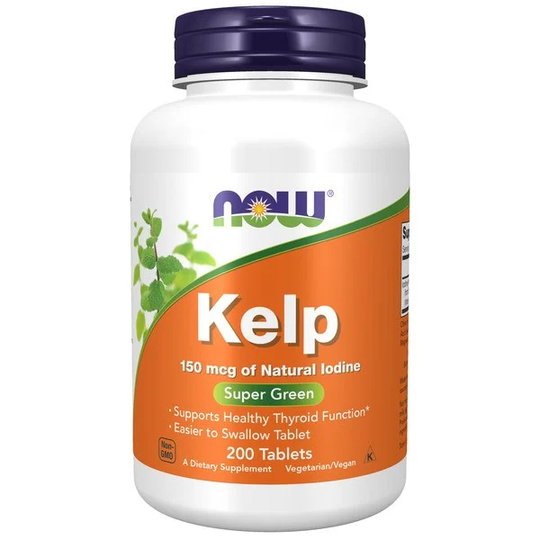 NOW Kelp Jod 200 tabletter