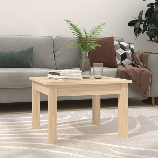vidaXL Soffbord 45x45x30 cm massiv furu
