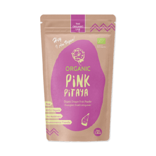 The Organic Labs Pink Pitaya Pulver EKO 70 g