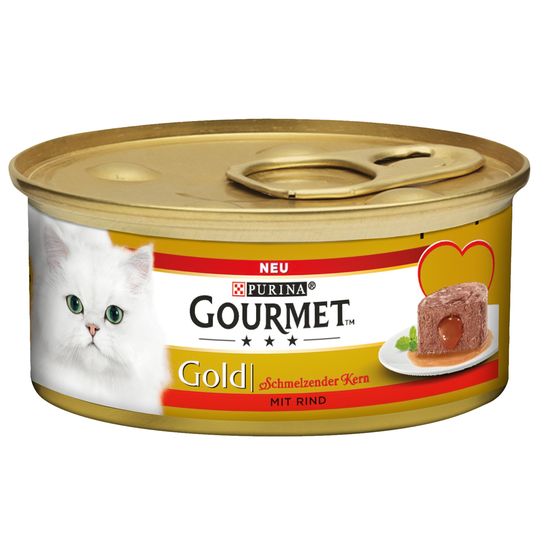 Ekonomipack: Gourmet Gold Melting Heart 48 x 85 g - Nötkött