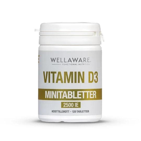 WellAware Vitamin D3 2500 IE Tabletter