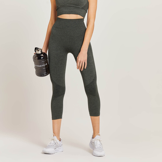 MP Women's Curve High Waisted 3/4 Leggings - Mörkgrå - XL