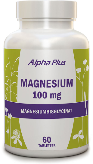Alpha Plus Magnesium 100 mg 60 tabletter