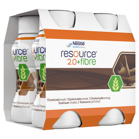 Resource 2.0+FIBRE Choklad 4 x 200 ml