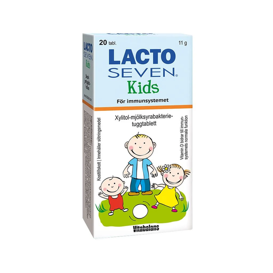 Lacto Seven Kids 20 st tuggtabletter
