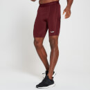 MP Men's Essentials Training Base Layer Shorts - Vinröd - XS