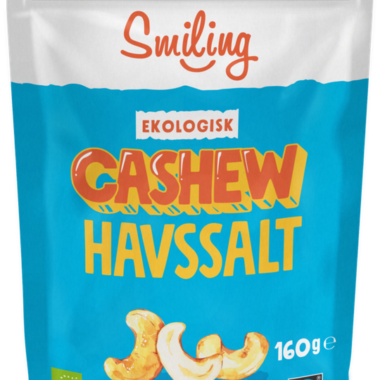 Smiling Cashew Havssalt Eko 160 g