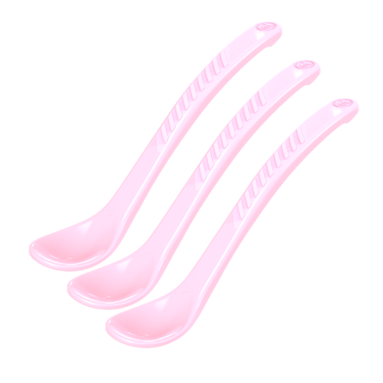 Twistshake 3x Feeding Spoon 4+m Pastell Rosa