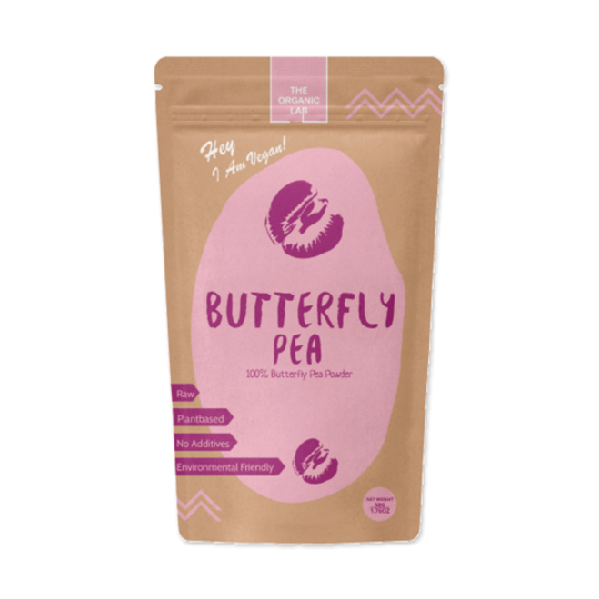 The Organic Labs Butterfly Pea pulver 70 g