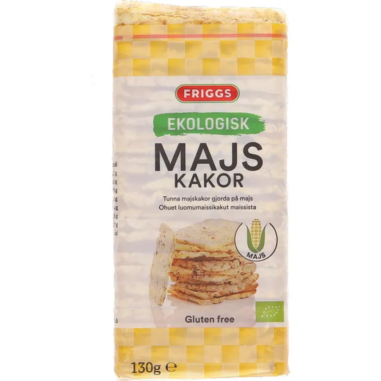 Friggs 2 x Majskakor Eko