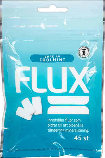 Flux Tuggummi Coolmint 45st
