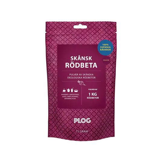 Plog Skånsk Rödbeta, 75g ekologisk
