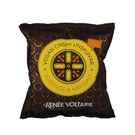 Renée Voltaire Vegan Crispy Linspuffar Jordnöt & Havssalt 60 g