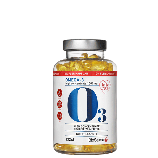 Omega3 Forte 70% 1000 mg, 132 kaps