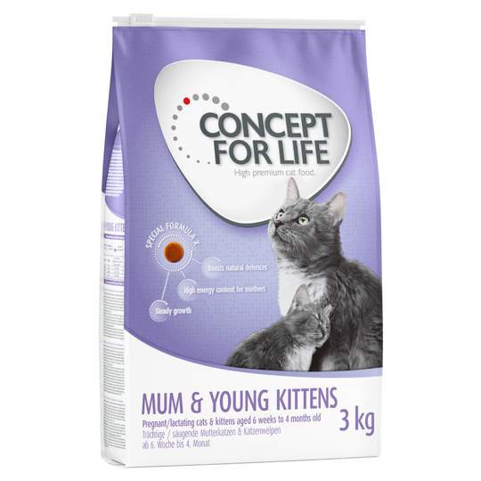 Concept for Life Mum & Young Kittens - Ekonomipack: 2 x 10 kg