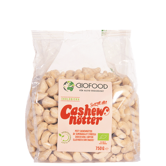 Cashewnötter hela, 750 g