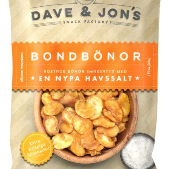 Dave & Jon´s Bondbönor Havssalt 100g