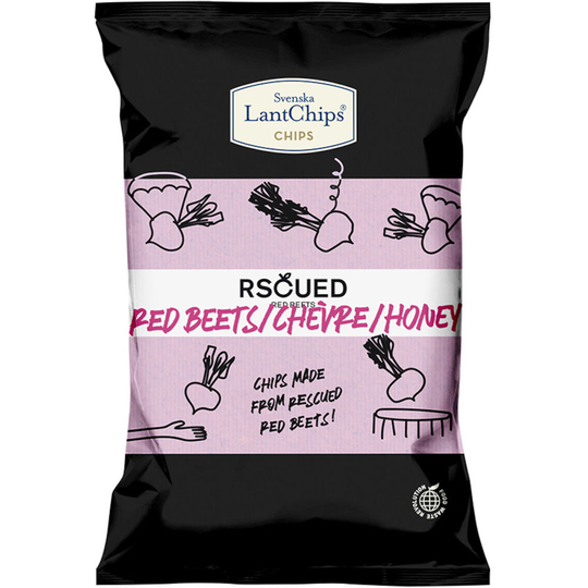 RSCUED Chips Red Beets/Chevré/Honey 85 g