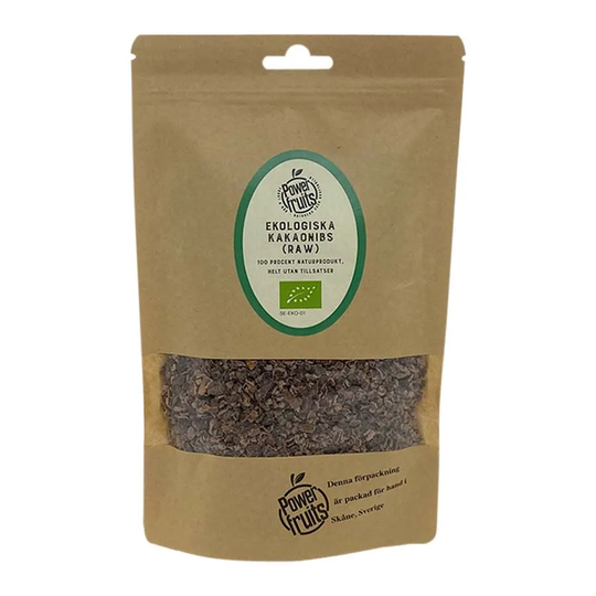 Powerfruits Kakaonibs, 250 g ekologisk