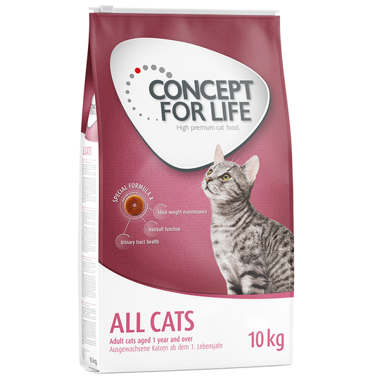 Ekonomipack: Concept for Life - All Cats (2 x 10 kg)