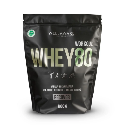 WellAware Whey80 Vanilj & Päron 1000 g