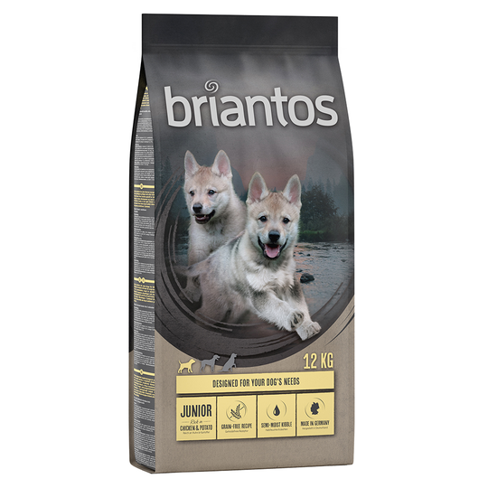 Briantos Grain Free Junior Kyckling & potatis - 12 kg