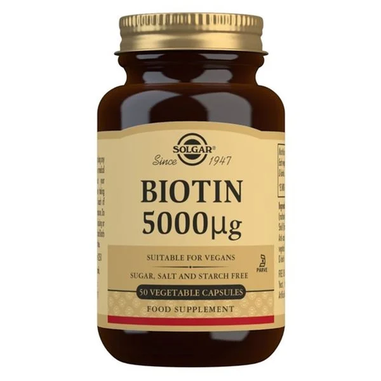 Solgar Biotin 5000 mcg 50 kapslar