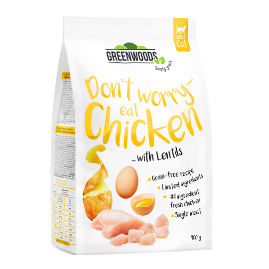 Greenwoods Chicken with Lentils, Potato & Egg 400 g