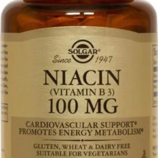 Solgar Niacin Vitamin B3 100 mg 100 tabletter