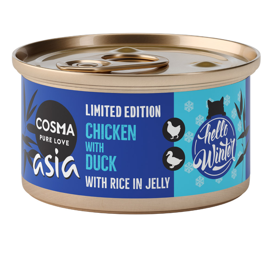 Cosma Asia Winter Edition: Kyckling & anka 6 x 85 g 6 x 85 g