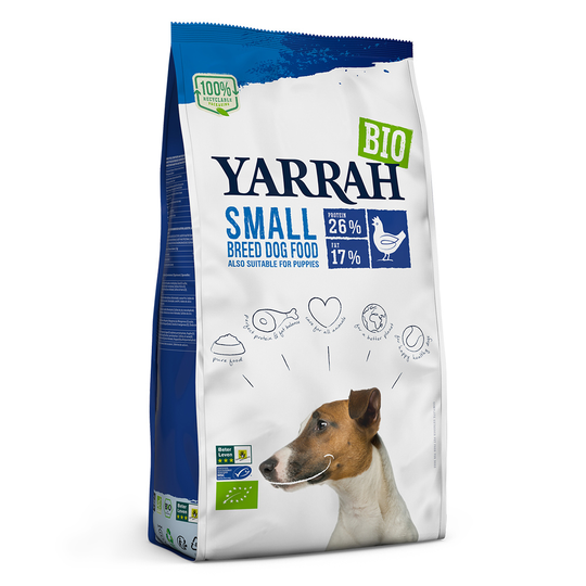Yarrah Organic Small Breed med ekologisk kyckling - 2 kg