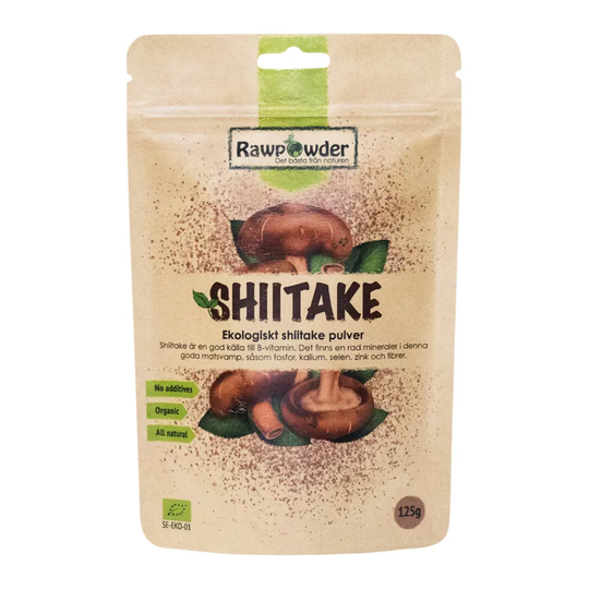 Rawpowder Shiitake Pulver, 125g ekologisk
