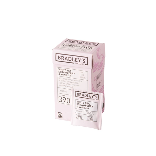 Bradley's Organic White Tea Strawberry & Vanilla